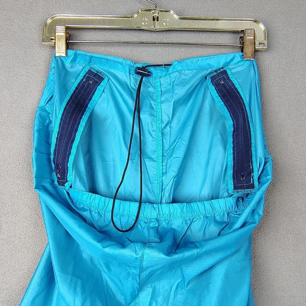 Vintage 90s Patagonia Rain Windbreaker Pants Men Large XL Blue Light Outer Layer